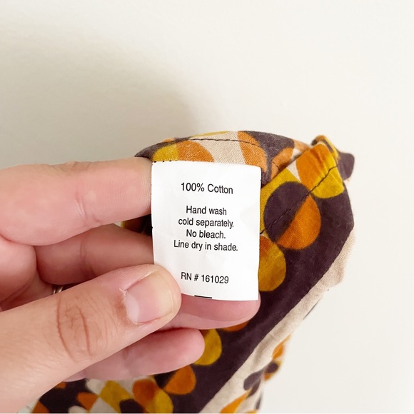 Mata Traders Val Mini Skirt Circle Stripe Desert Block Print Cotton Size XS - Picture 6 of 6